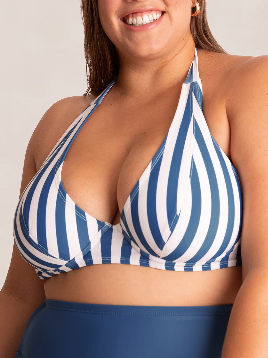 Honeyglowlove Essentials Full Coverage Halter Bikini Top