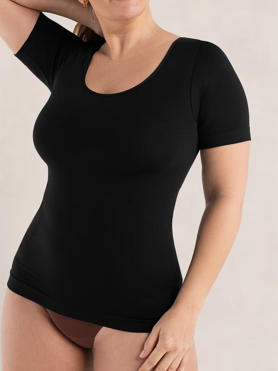 Honeyglowlove Essentials All Day Every Day Short Sleeve Shaping T-Shirt