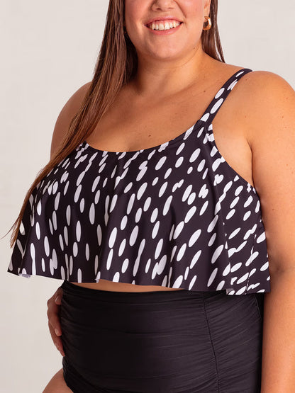 Bundle Honeyglowlove Essentials - 1 Swim Bottom + 1 Ruffled Bikini Top