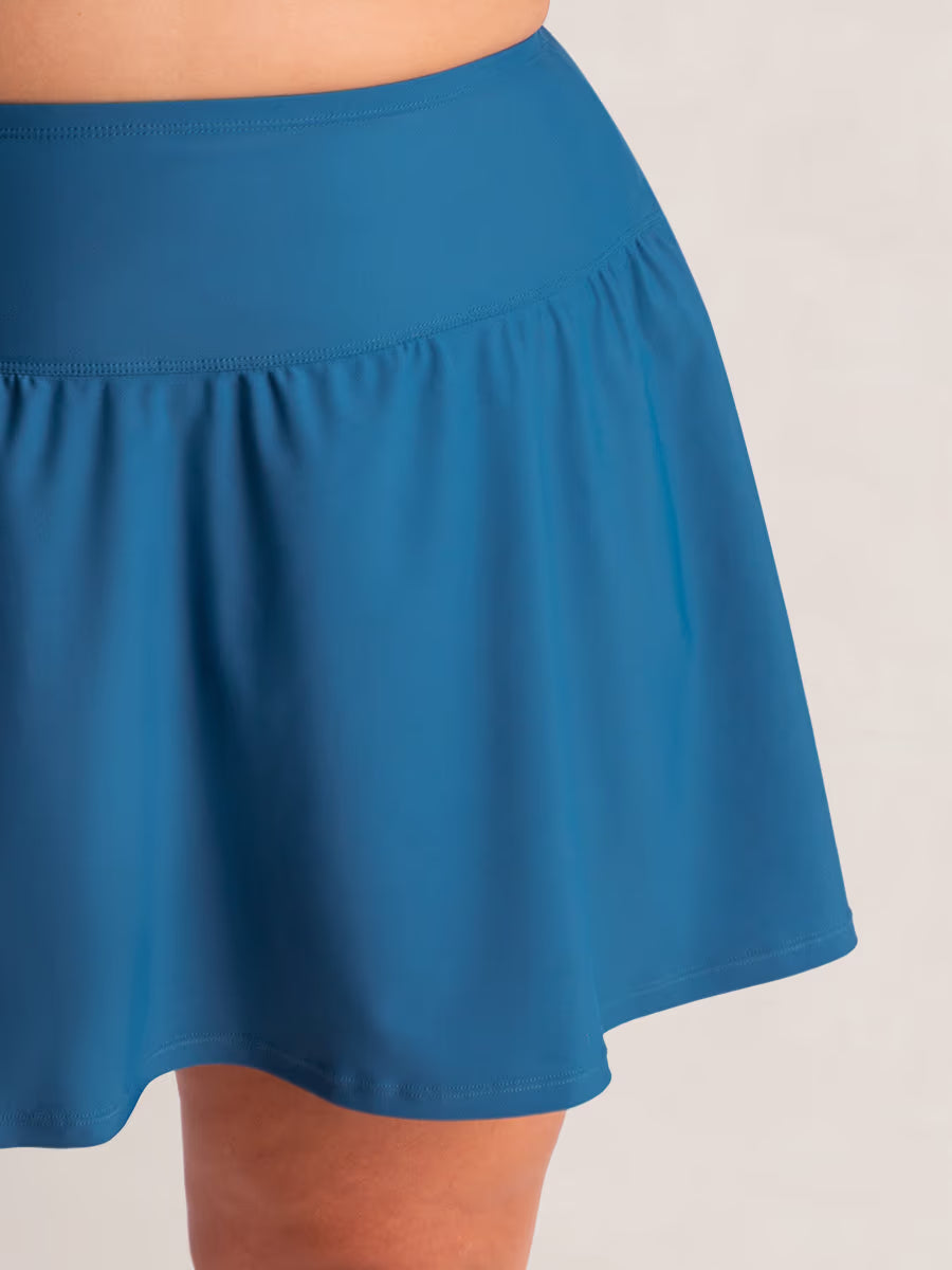 Honeyglowlove Essentials High Waisted Full Coverage Swim Skirt