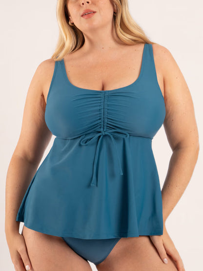 Honeyglowlove Essentials Wireless Tie-Front Tankini