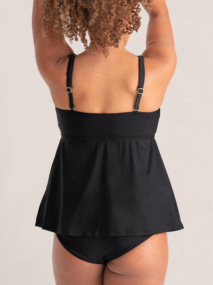 Honeyglowlove Essentials Wireless Tie-Front Tankini